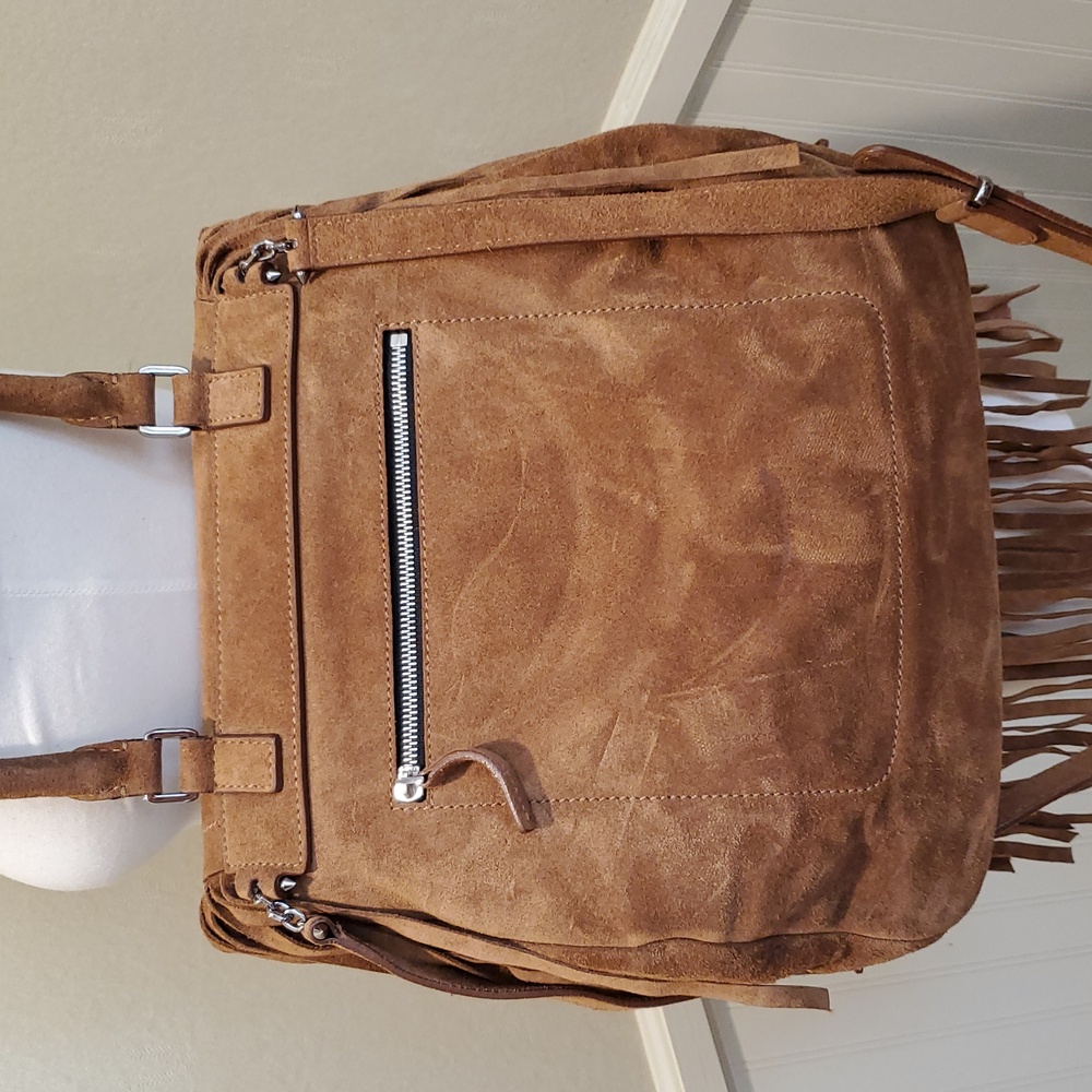 Barbara Bui Suede Fringe Bag - Picture 8 of 16